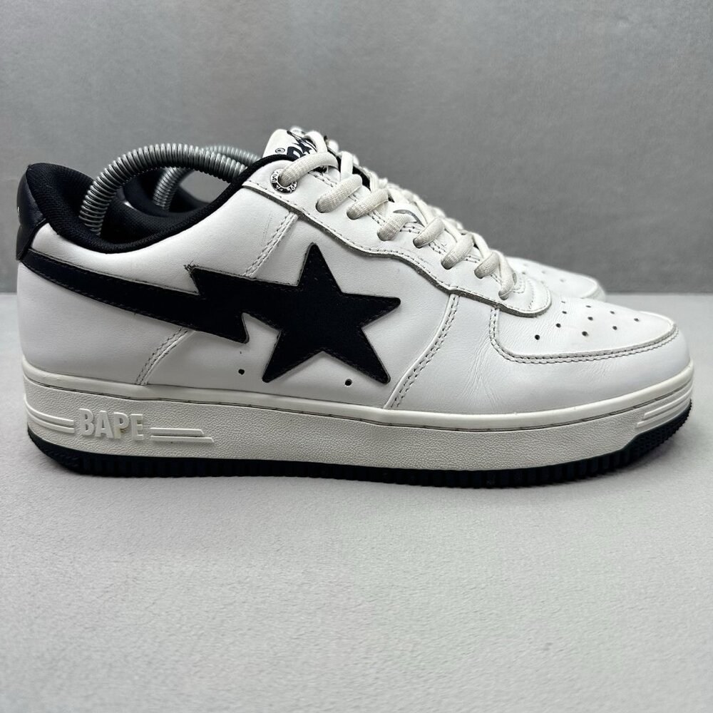 JJJJound x A Bathing Ape BAPE Mens‎ Size 9 Shoes Bapesta White Navy - 1I73191912